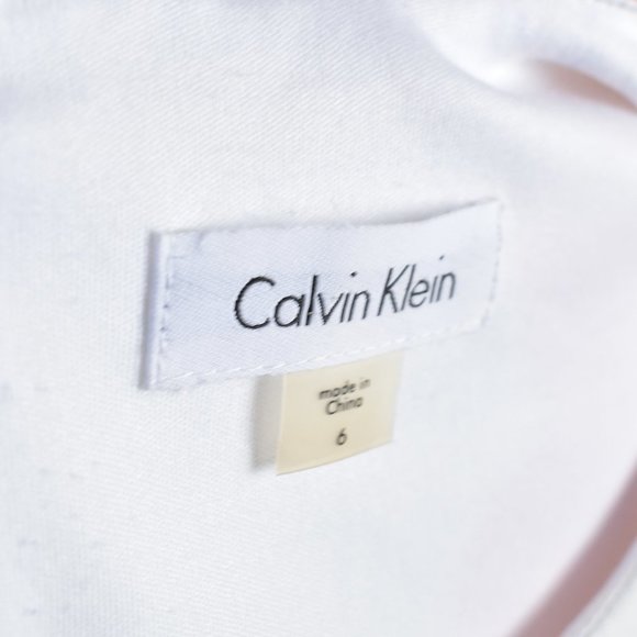Calvin Klein Scuba Floral Sheath Dress 6 - Picture 7 of 7